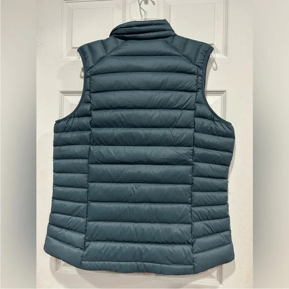 Patagonia Women's S Small Down Sweater Vest Puffer Puff Nouveau Green Grey NWT - Picture 3 of 6